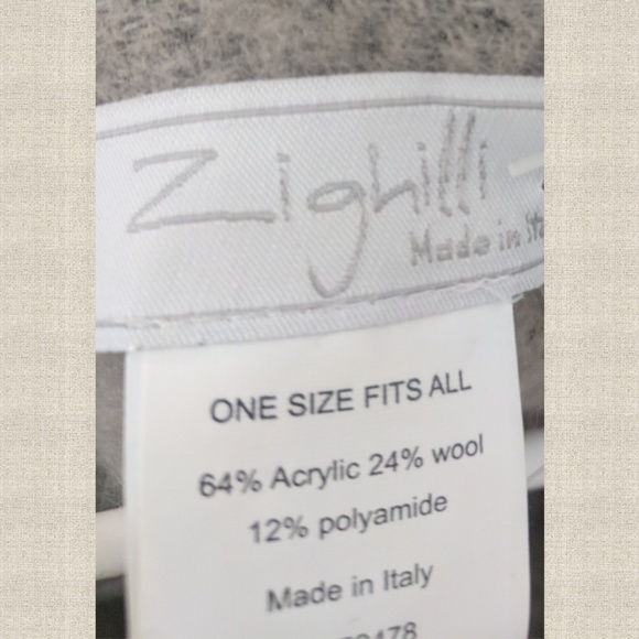 Zighilli Wool Blend Poncho - Picture 4 of 4